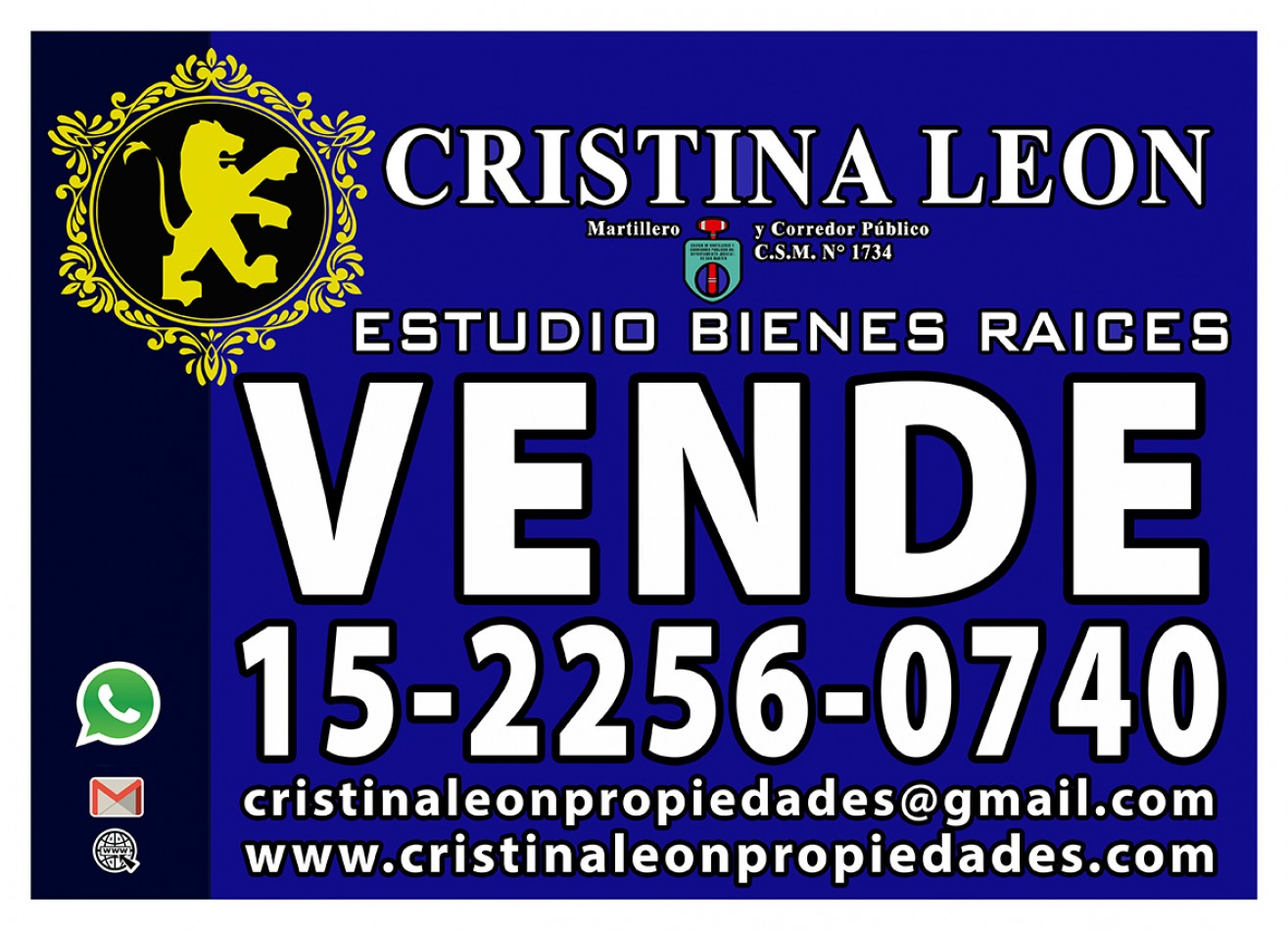 LOTE DE 295 M2. ZONA RESIDENCIAL MEDIA.